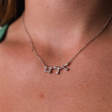 Сребърно колие "Съзвездие Стрелец" - Silenti Jewelry