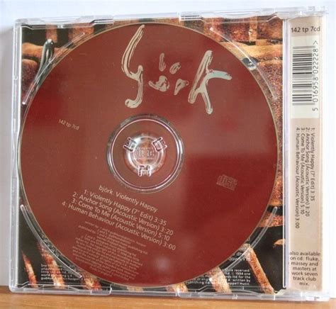 bjork violently happy  track uk cd single  hobbies toys