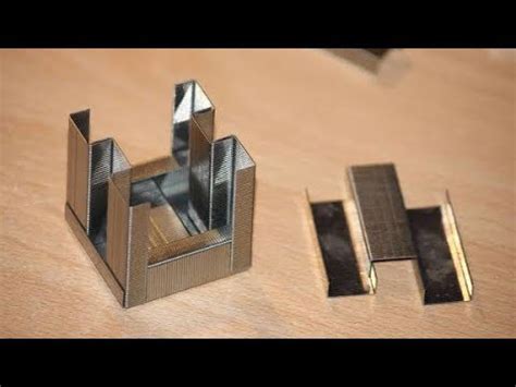 How to Make a Cube Using Stapler Pins – Step-by-Step Challenge 🔩📐