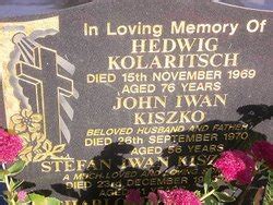 Stefan Ivan Kiszko (1952-1993) - Find A Grave Memorial