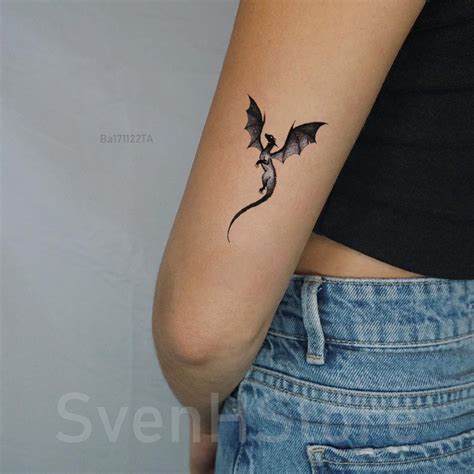simple dragon tattoos 6