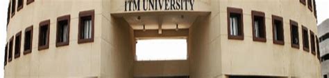 ITM University Raipur Courses & Fees 2025