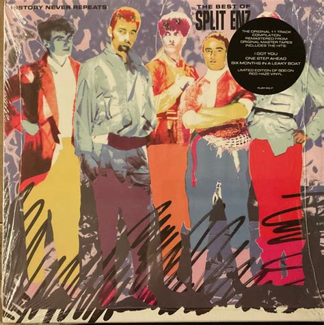 Split Enz – History Never Repeats (The Best Of Split Enz) (2022, Red ...