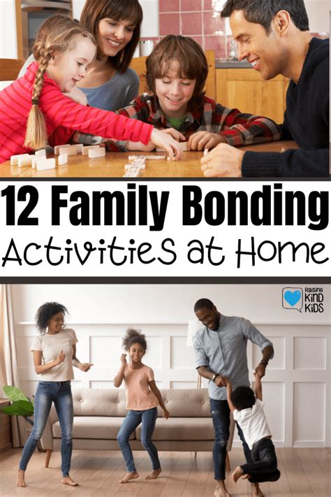 12 Family Bonding Activities at Home