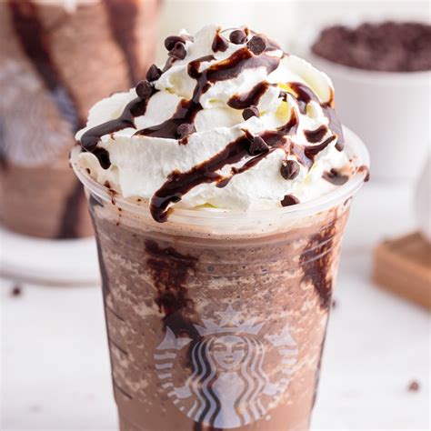 starbucks dubbele chocoladechip frappuccino    starbucks