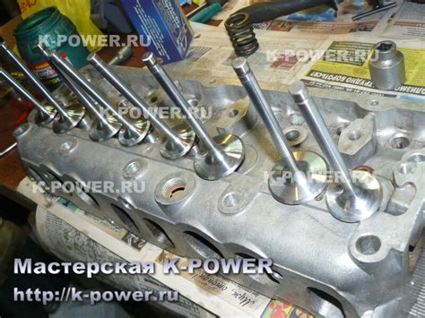 K-POWER | Ремонт ГБЦ ЗМЗ 402 под газ, с облегченными клапанами