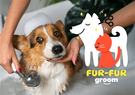Логотип студии груминга logo for a grooming studio :: Behance