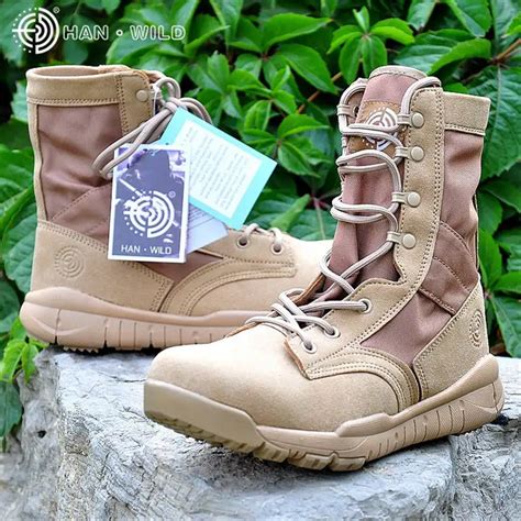 2016 Delta Tactical Boots Military Desert SWAT Combat Boots Work ...