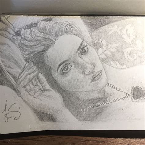 Kate Winslet Titanic Pencil Drawing Top 82+ imagen kate winslet titanic