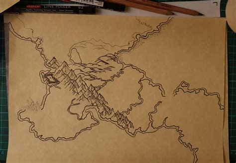 wip    real attempt  hand drawing  map rmapmaking