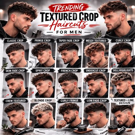 top textured crop haircuts  men modern stylish  maintenance