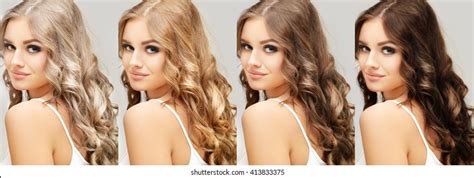 Coloring Hairhair Toning Coloring Hair Color Stock Photo 599376608 ...