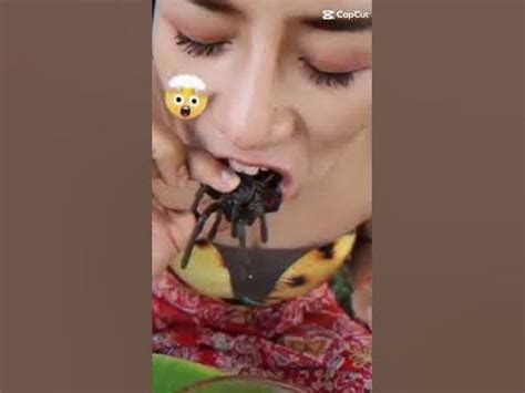 она ест пауков это шок😨😨😨😨 - YouTube