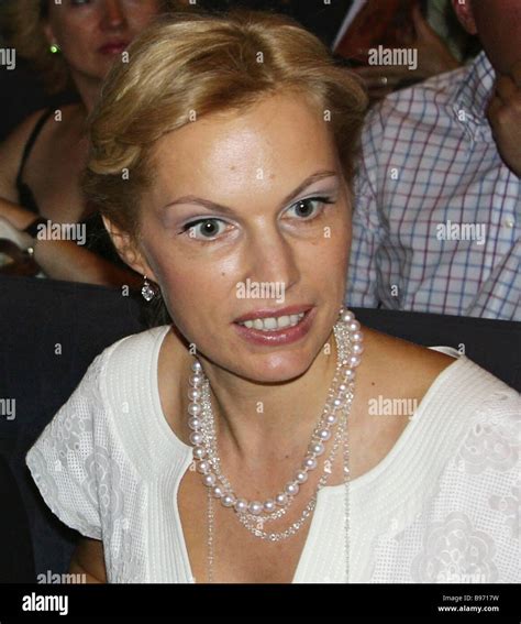 Irina Abramovich former wife of the Chukotka governor at the opening of ...