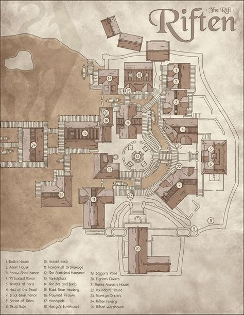 Skyrim - Riften Map by Mirhayasu on DeviantArt