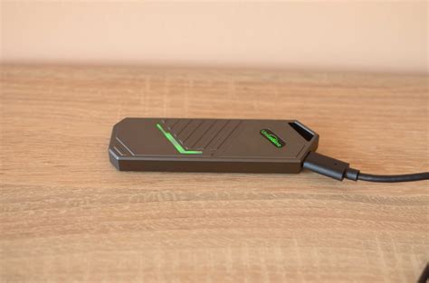 NVMe карман с RGB для внешнего m.2 SSD диска UnionSine Type-C 3.2 gen2 ...