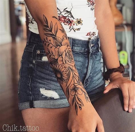 Half Sleeve Tattoos Designs For Women