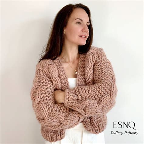 chunky cardigan women 3