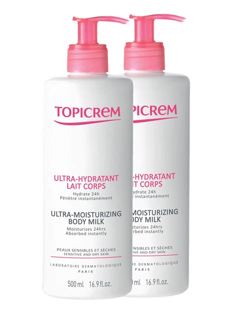 Topicrem Ultra-Moisturizing Body Milk 2 x 500ml