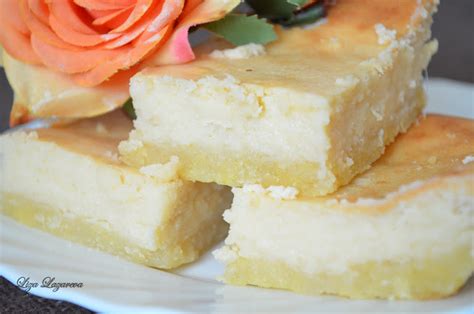 MY FOOD или проверено Лизой: Кремовые лимонные квадратики