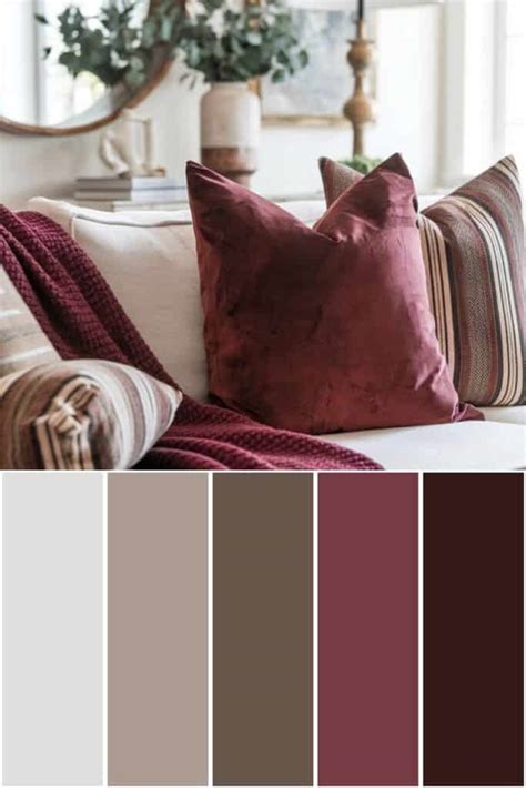 transform  space  burgundy color rooms