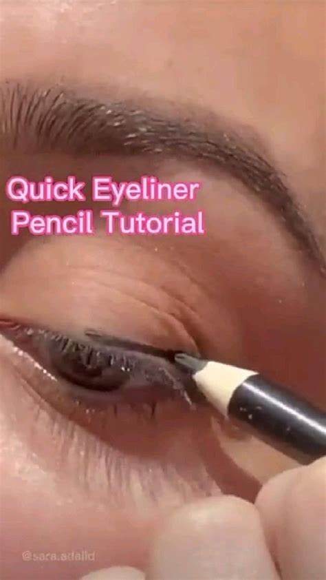 quick eyeliner pencil tutorial | Eyeliner tutorial, Pencil eyeliner, Pencil eyeliner tutorial