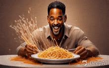 Will Smith Eating Spaghetti Ai GIF - Will smith eating spaghetti Will ...