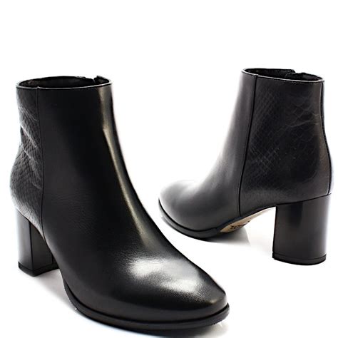KOTYL 5541 CZARNE - Botki na niskim słupku BUTY DAMSKIE BOTKI | PORA ...