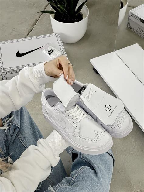 Обувь Белого Цвета Женские Nike Kwondo 1 G-Dragon Peaceminusone Triple ...