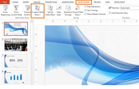 How To Make a Custom Slide Show in PowerPoint 2016? - Free PowerPoint ... 