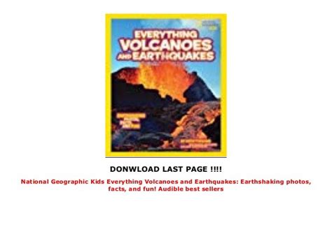 National Geographic Kids Everything Volcanoes and Earthquakes: Earths…