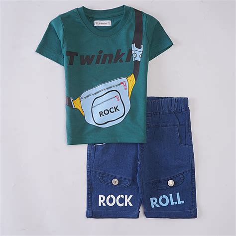 Boys Half Sleeves 2 Piece Suit (Twink) – Kjunction Online Store