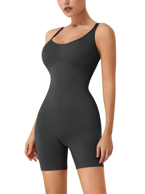 SHCKE One Piece Shapewear Bodysuit Tummy Control Shaper for Women