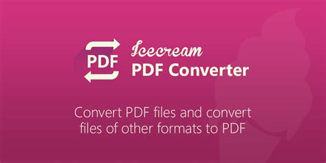 PDF Converter Free – 20+ Formats Supported - Icecream Apps