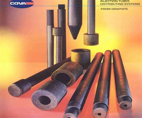 graphite injection tubes finished products graphite cova gmbh al