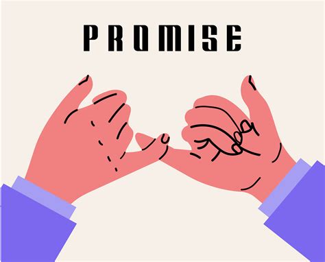 Hands in a promise gesturing 1886382 Vector Art at Vecteezy