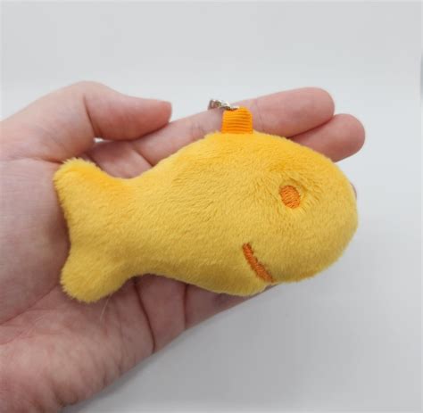 Goldfish Cracker Plushie Charm - Etsy