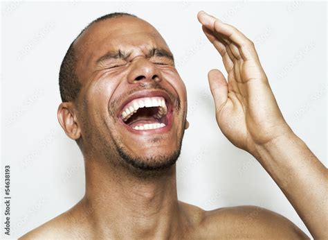 Laughing Man Stock Photo | Adobe Stock