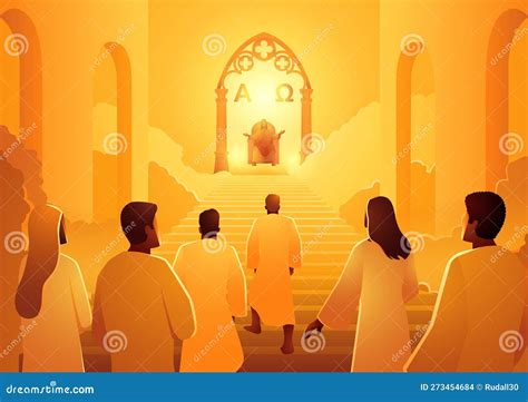 Jesus Sits On The Throne Cartoon Vector | CartoonDealer.com #265260175