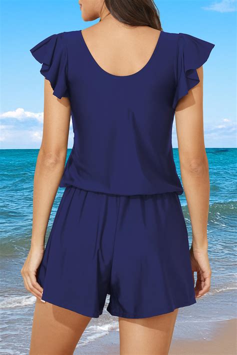 Modest One Piece Swimsuit With Built-in Bra And Pockets Smismivo Swim