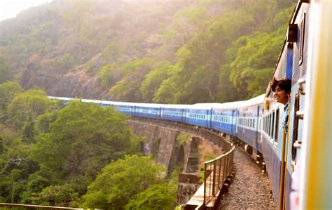 Train railway on the Mountainside in India image - Free stock photo ...
