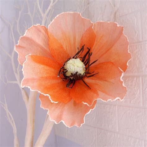 Poppy Flower | Yarn flowers, Poppies, Artificial flowers