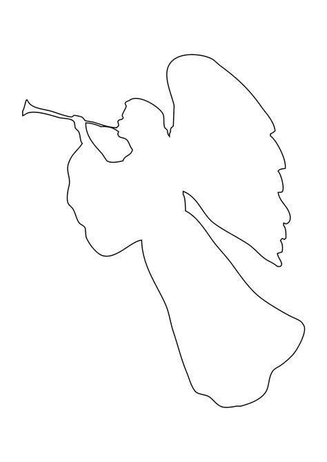 Трафарет ангел (много фото) - drawpics.ru