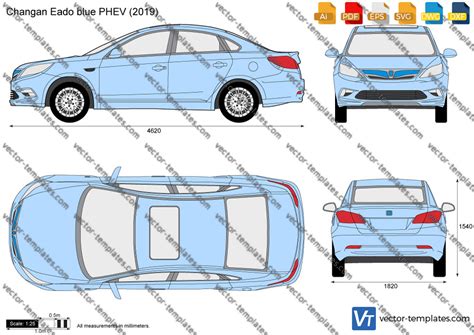 Templates - Cars - Changan - Changan Eado blue PHEV