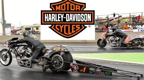 INSANE PRO FUEL NITRO HARLEY DAVIDSON DRAG BIKE BATTLE ON FAST NHRA ...