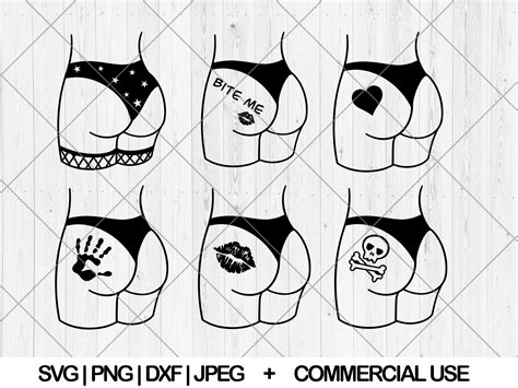 booty svg bundle butt svg dxf png jpg butt painting svg ass svg