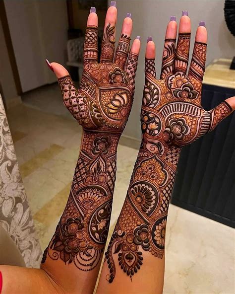 Latest Mehndi Designs For Full Hands