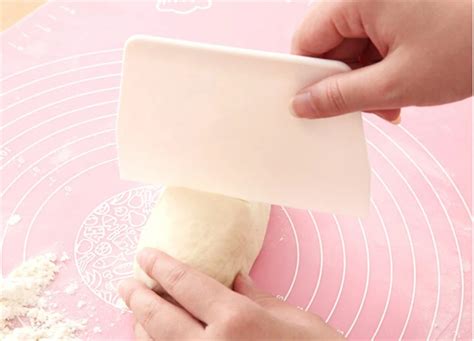 WIILII пластиковые лопатки для торта, гладкие лопатки, скребок для ...