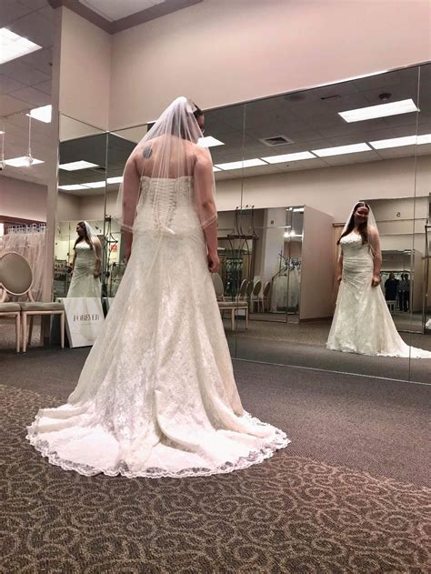 David's Bridal YP3344 New Wedding Dress - Stillwhite