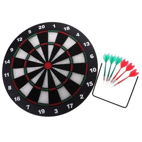 Safety Dart board Set with Soft Tip Darts for Kids adults Play Games 42CM